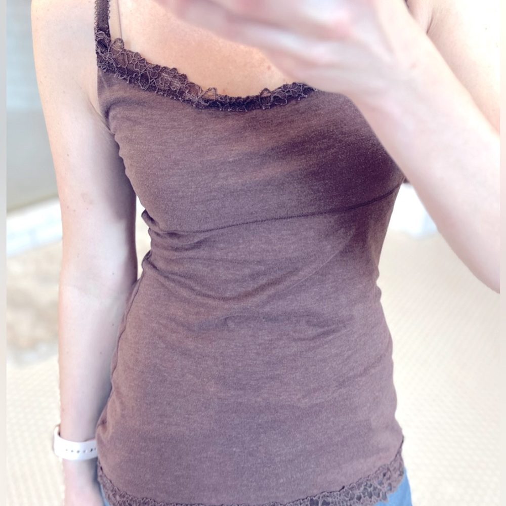 Maurices Brown Spaghetti Strap Tank - Picture 5 of 7